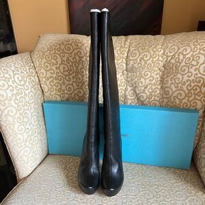 Jean-Michel Cazabat Over-the-Knee leather Boots New